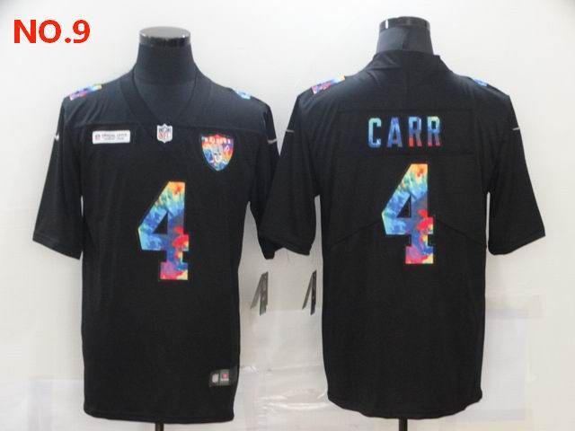 Men's Las Vegas Raiders 4 Derek Carr Jesey NO.9;